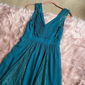 NWT Long Teal BCB Generation Formal Dress